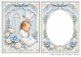A5 Christening Baby Boy - Blank Insert