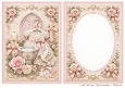 A5 Christening Baby Girl - Blank Insert 