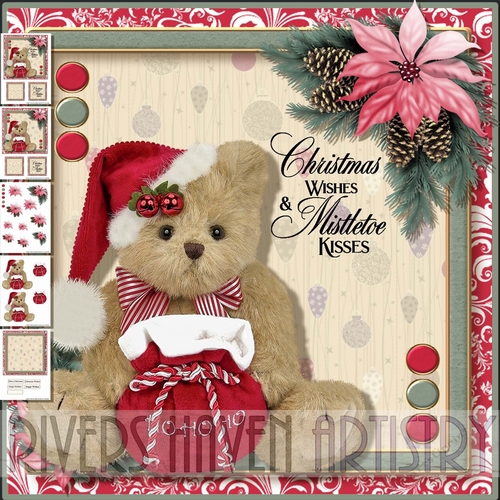 Christmas Teddy 1 