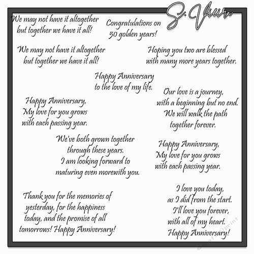Anniversary  Sayings 1 