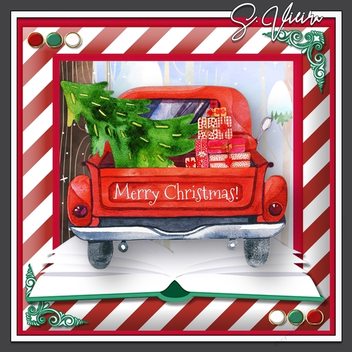 Christmas Vintage Trucks 4 
