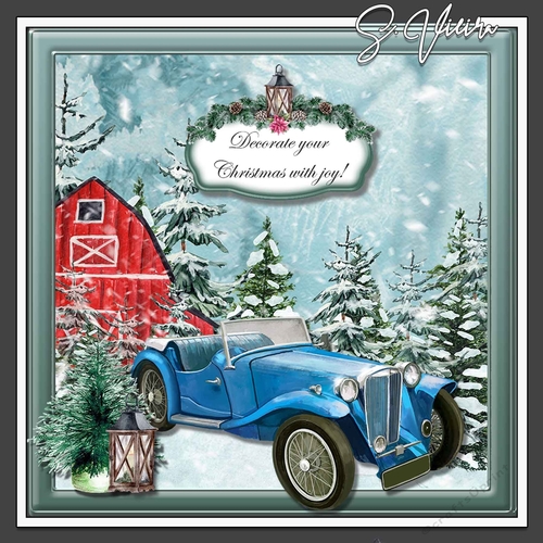 Christmas Vintage car Male  REQUEST  4