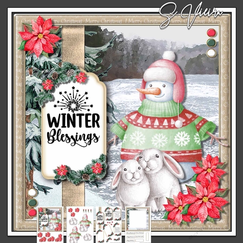 Christmas Winter Snow Man 2