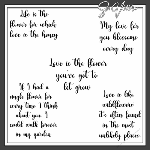 Love and Flowers sayings 