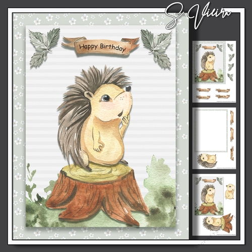 Hedge Hog 6x8 
