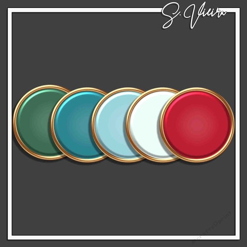 Christmas Palette One brads 