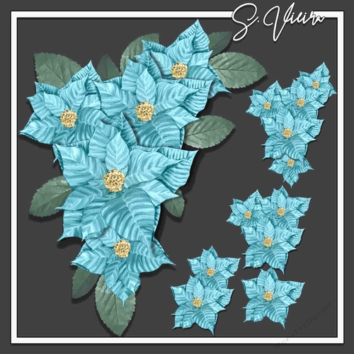 Christmas Palette One poinsettia 4