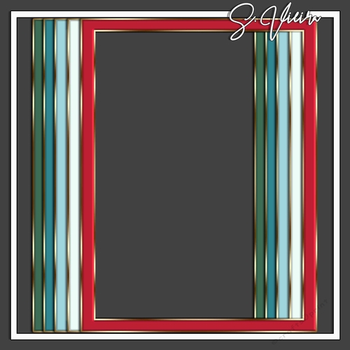 Christmas Palette One frames ( 6x8)