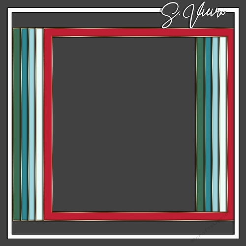 Christmas Palette One frames  ornate