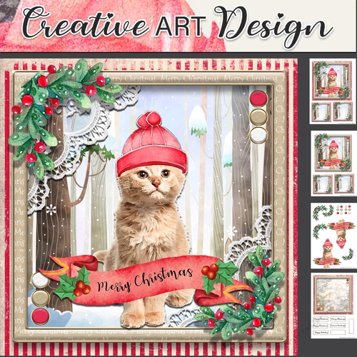 Christmas Cats kit one 