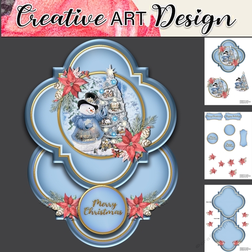 Easel Snowman Kit 6