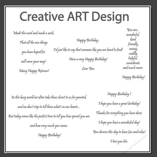 Birthday Verses 1