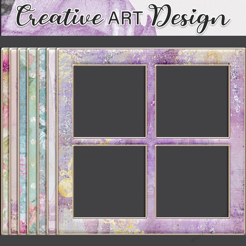 Vintage Pastel frames one 