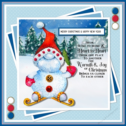 Christmas Snow Man 