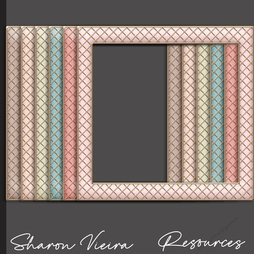Soft Pastel Earth Series Frames eight 