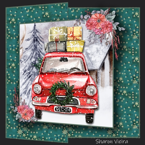 Holiday Fold back green 1 