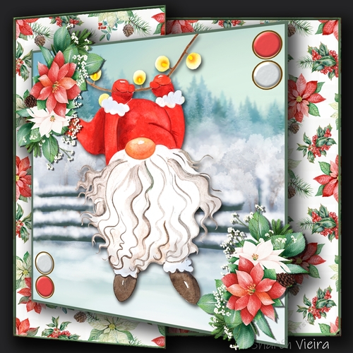 Christmas Gnome Fold back  3