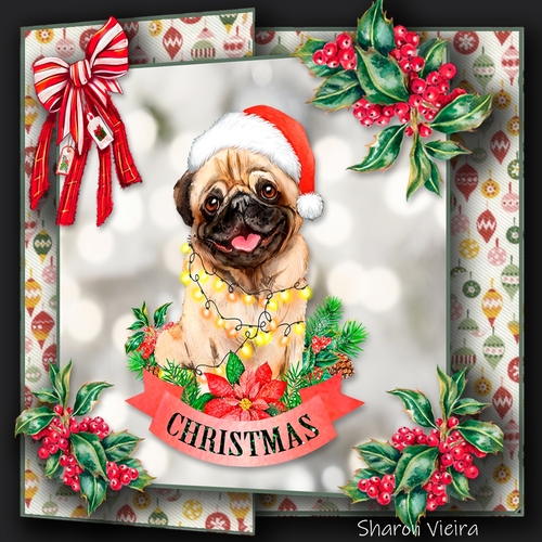 Christmas Dogs Fold back 4