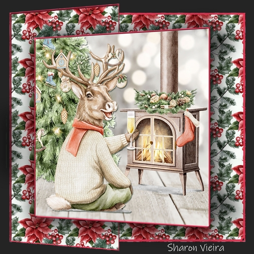 Christmas friends fold back 1 