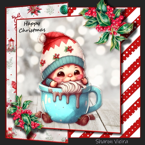 Christmas Gnomes fold Back One 