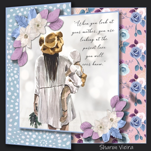 Mothers Day Fold Back with Folio Option 3