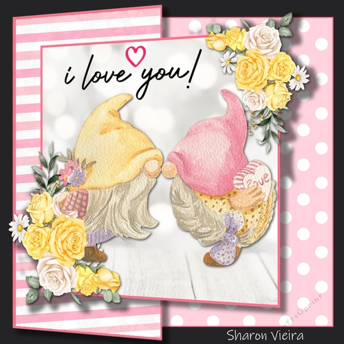 Valentine Gnome Foldback with Folio option3