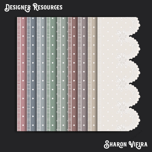 Earth Tones Series Borders 2