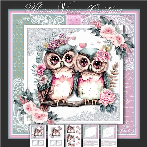Floral Owls one 