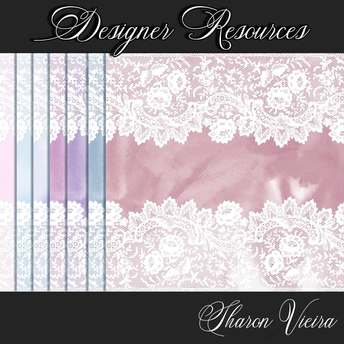 Lavender Watercolour Series Papers  seven 