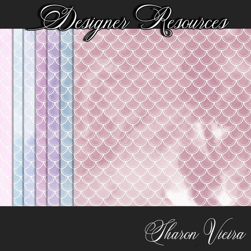 Lavender Watercolour Series Papers 14
