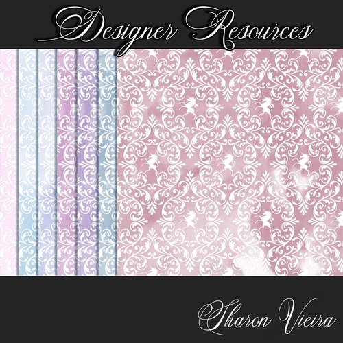 Lavender Watercolour Series Papers 18