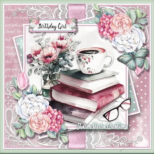 Flowers and books one 
