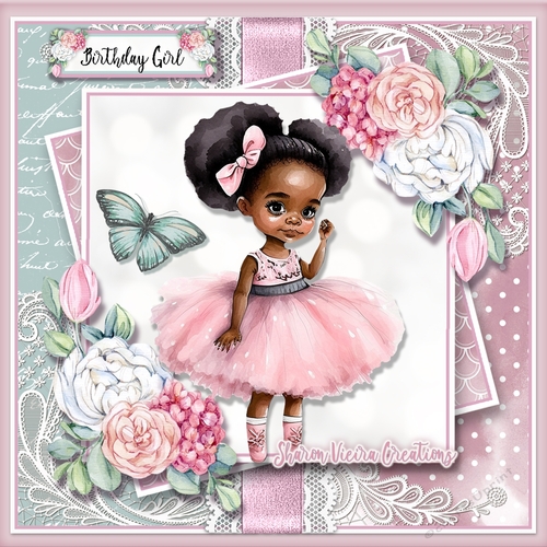 Cute Birthday Girl - ONE 