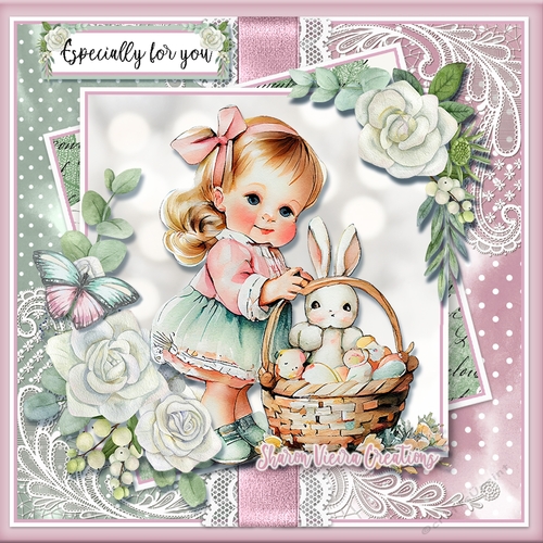 Just a Girl and her Bunnies  KIT-Three