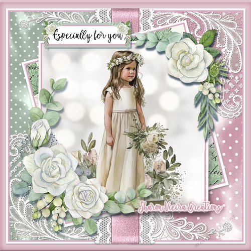Just a girl and her Flowers KIT- four 