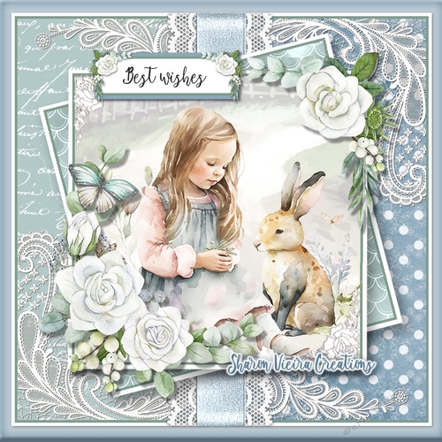 Just a girl and her rabbit KIT- three 