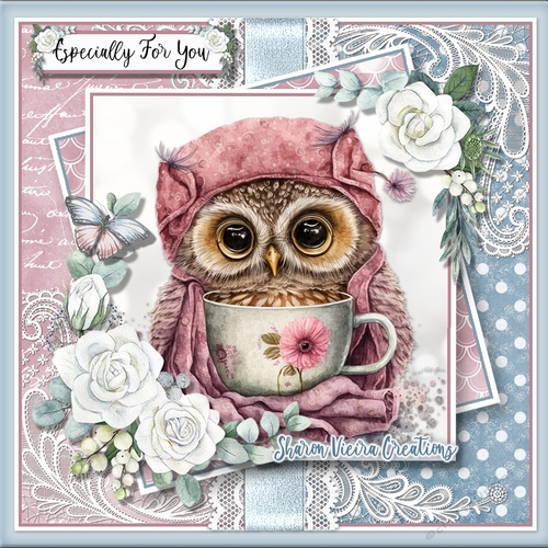 Just and Owl and her  Tea KIT: TWO