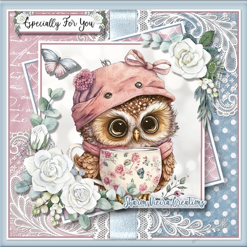 Just and Owl and her  Tea KIT: Three 