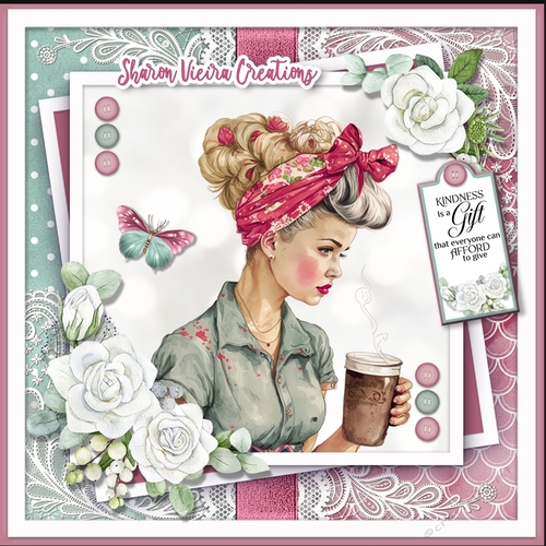 A girl and her Drink KIT-TWO 