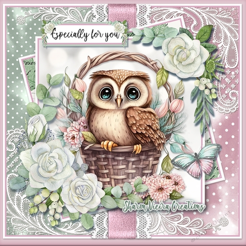  Just and Owl and her basket KIT-ONE 