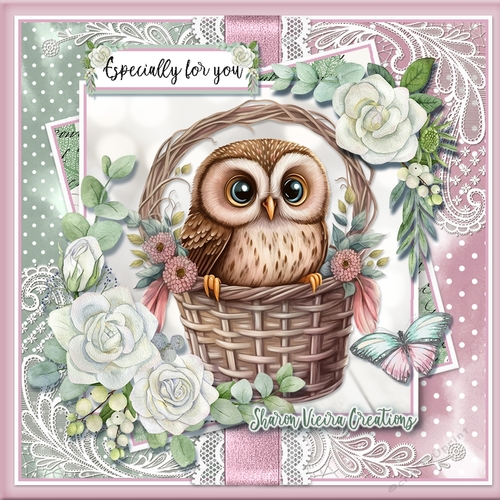  Just and Owl and her basket KIT-TWO 