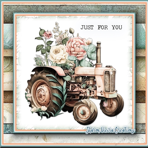 The floral Tractor 