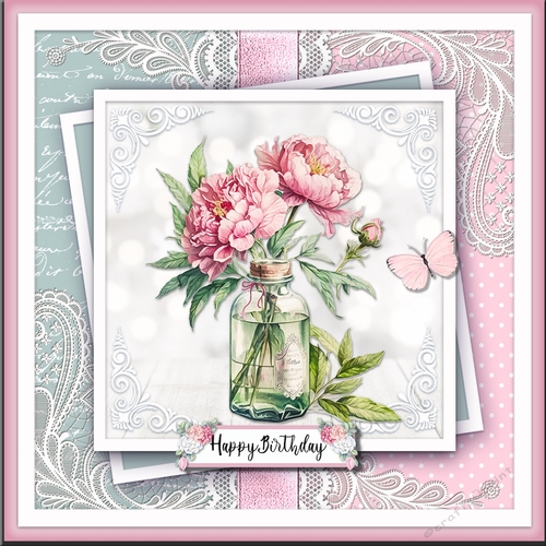 The floral Jar KIT-TWO 