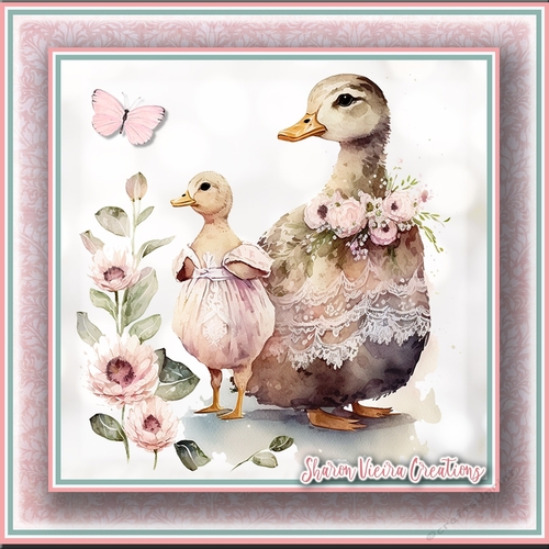 The floral Pair KIT-TWO