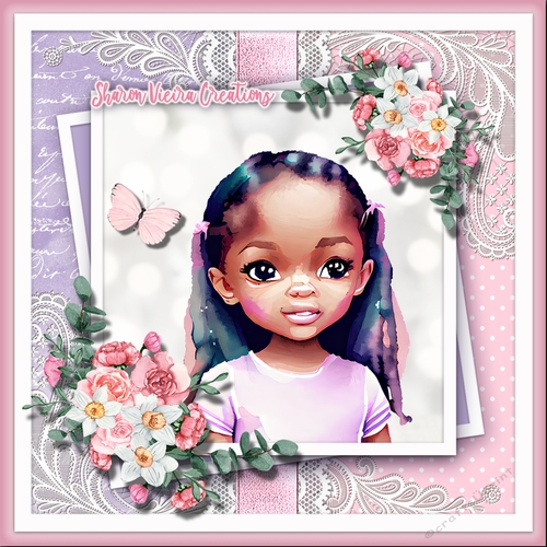 The Girl in pink and purple KIT-TWO 