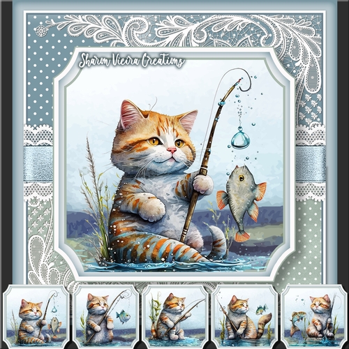Just a Cat Fishing complete TOPPER KIT 