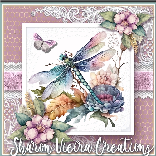 The dragonfly and the flower Complete Mini Kit 2