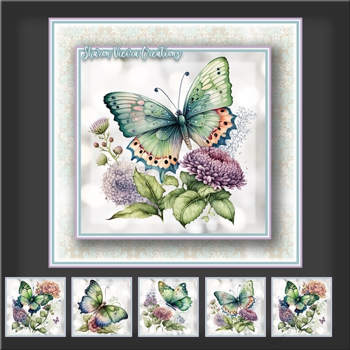 The Green butterflie Complete topper Kit 
