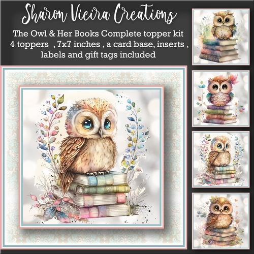 The Owl and Her Books Complete Topper Kit 