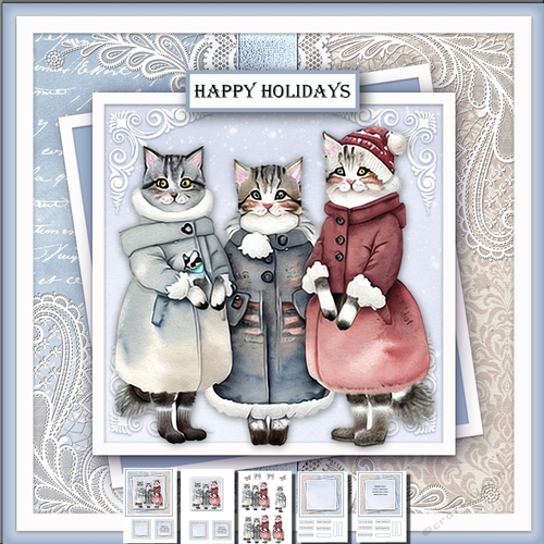 Christmas Friends  complete mini kit 2